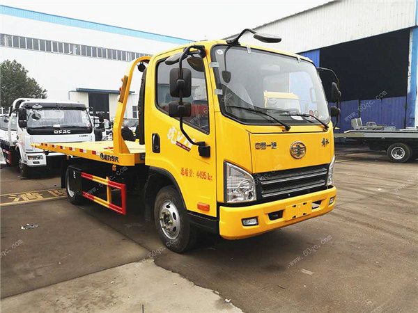 解放虎VN藍牌一拖二清障車