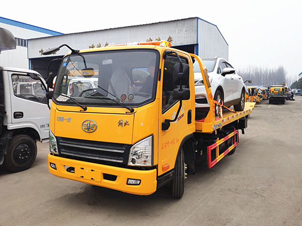 解放虎VN藍(lán)牌一拖二清障車