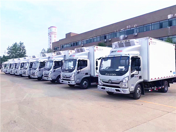 福田奧鈴捷運國六藍牌冷藏車