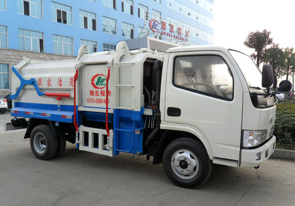 東風銳鈴5方側裝掛桶式垃圾車